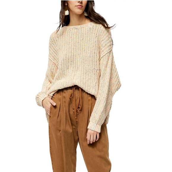 Free People Sweaters - Free people neon lights pullover